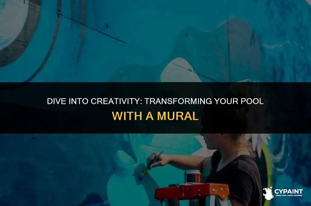 can i paint a mural in my pool