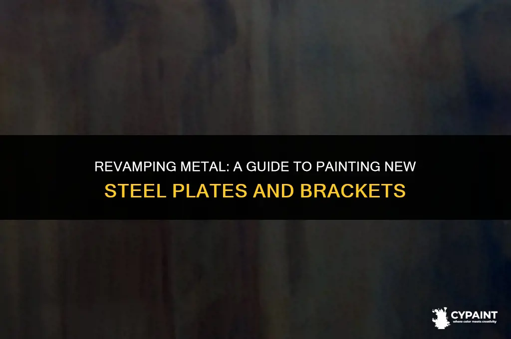can i paint a new steel plate & bracket