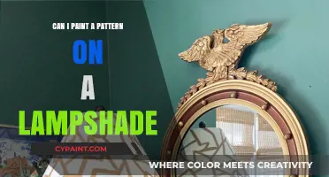 Creative Lighting: Painting Patterns on Lampshades