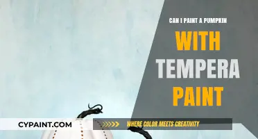 Fall Crafting: Tempera Paint's Potential for Pumpkin Art