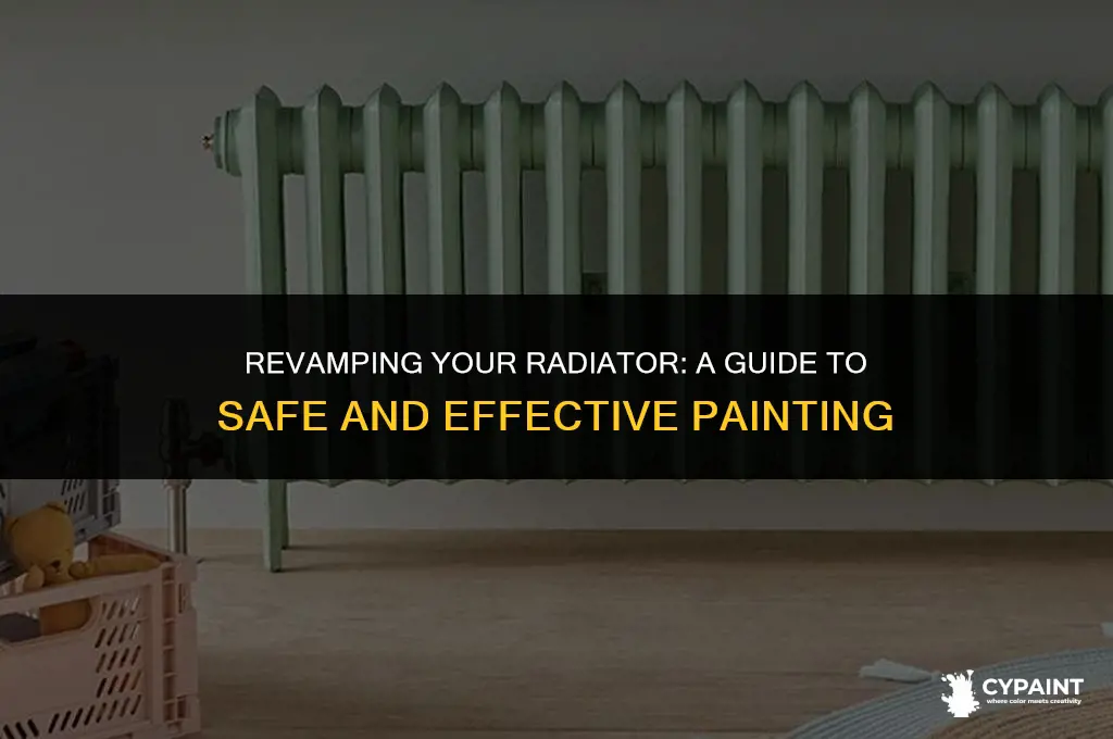 can i paint a radiator with normal paint