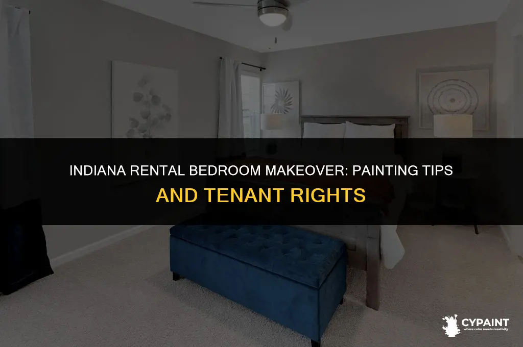 can i paint a rental bedroom in indiana