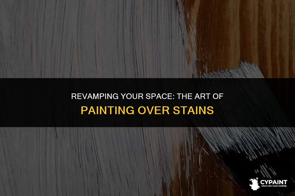 can i paint a stain over another stain