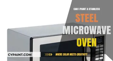 Revamping Your Kitchen: Painting a Stainless Steel Microwave Oven