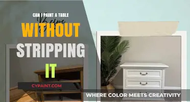 Revamping Your Table: Painting Without Stripping - A Comprehensive Guide