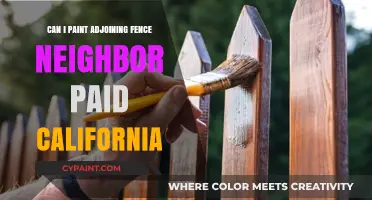 Navigating Fence Painting Disputes with Neighbors in California
