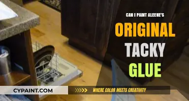 Revamping Craft Projects: Painting Aleene's Original Tacky Glue