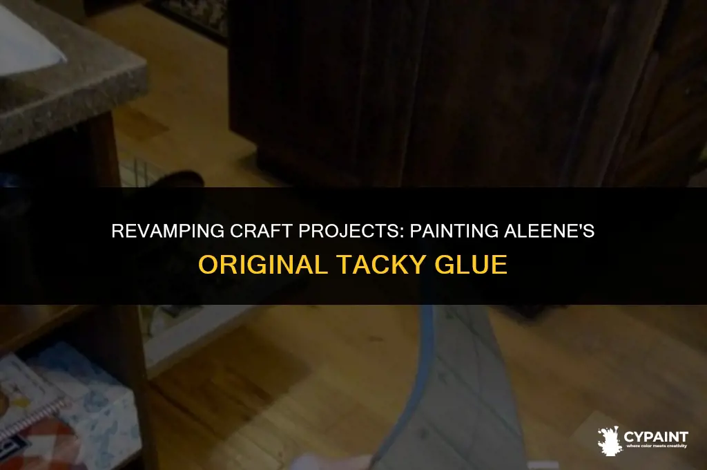 can i paint aleene