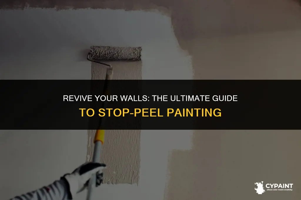 can i paint an entire with stop peel