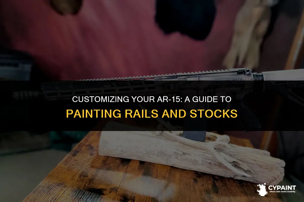 can i paint ar 15 rail and stock