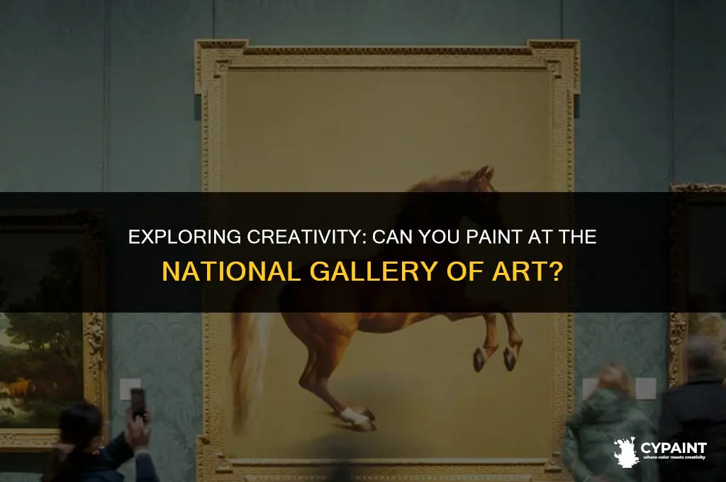 can i paint at national gallery of art