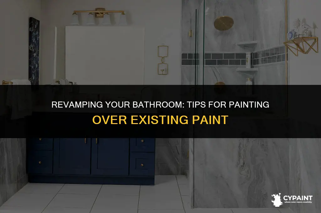 can i paint bathroom paint over bathroom paint