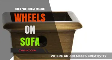 Revamping Your Sofa: A Guide to Painting Brass Rolling Wheels