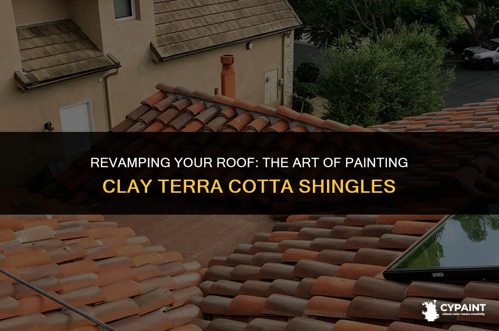 can i paint clay terra cotta roof shingles