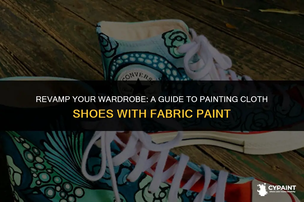 can i paint clothe shoes with fabric paint
