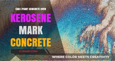 Reviving Concrete: Painting Over Kerosene Stains for a Fresh Look