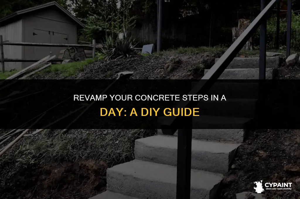 can i paint concrete steps in one day