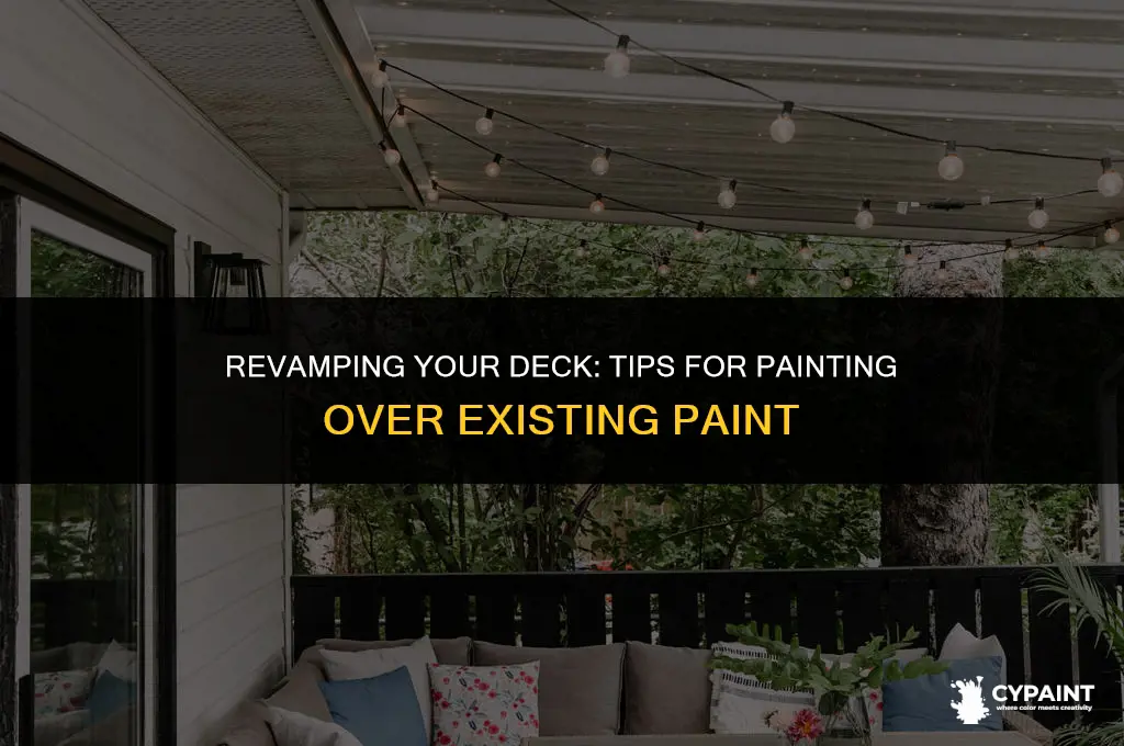 can i paint directly on the painted deck