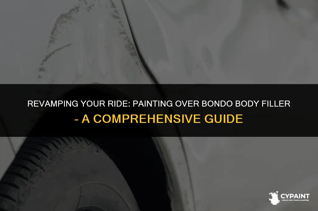 can i paint directly over bondo body filler