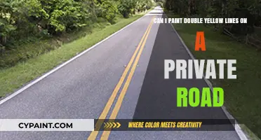 Painting Double Yellow Lines on Private Roads: Legal or Not?