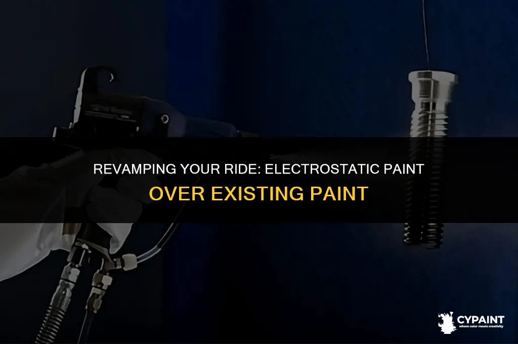 can i paint electrostatic paint over exissting paint