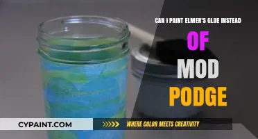 DIY Decoupage: Using Elmer's Glue as a Mod Podge Alternative