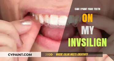 DIY Smile Makeover: Painting Fake Teeth on Invisalign
