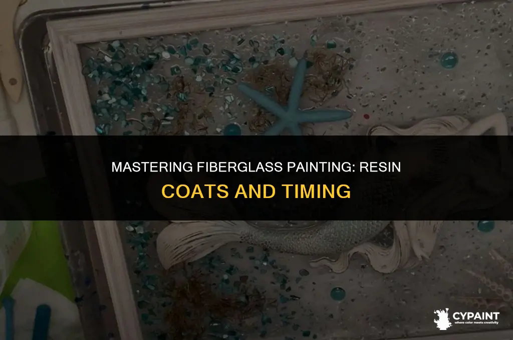 can i paint fiberglass between coats of resin