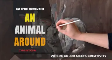 Creative Harmony: Painting Figures with Animal Companions