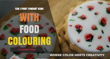 Unleashing Creativity: Painting Fondant Icing with Food Coloring