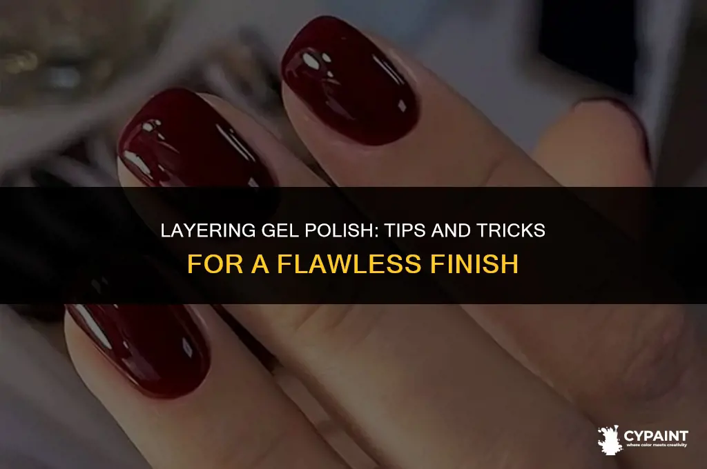 can i paint gel polish over gel polish