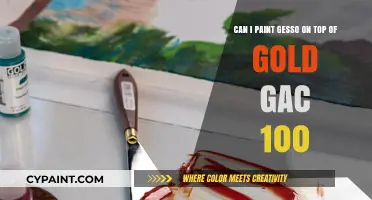 Painting Over Gold GAC 100: Gesso Application Tips and Tricks