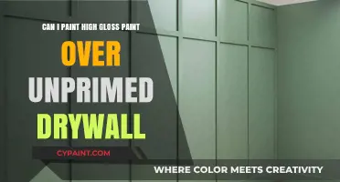 Gloss Paint Over Drywall: Primer Needed?
