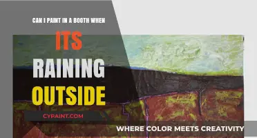 Painting in a Booth During Rain: Tips and Best Practices
