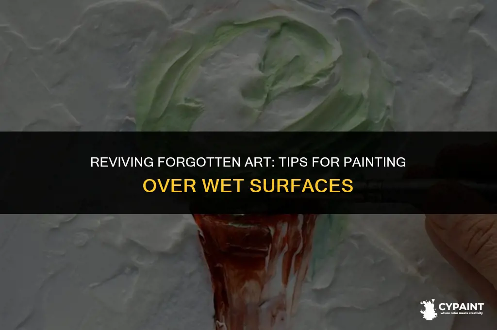 can i paint iver wet it forfet it