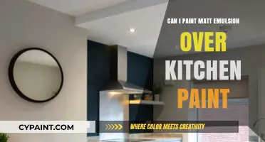 Revamping Your Kitchen: Can Matt Emulsion Paint Be Used Over Existing Kitchen Paint?
