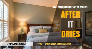 Painting Over Eggshell: Can Medium Paint Be Applied After Drying?