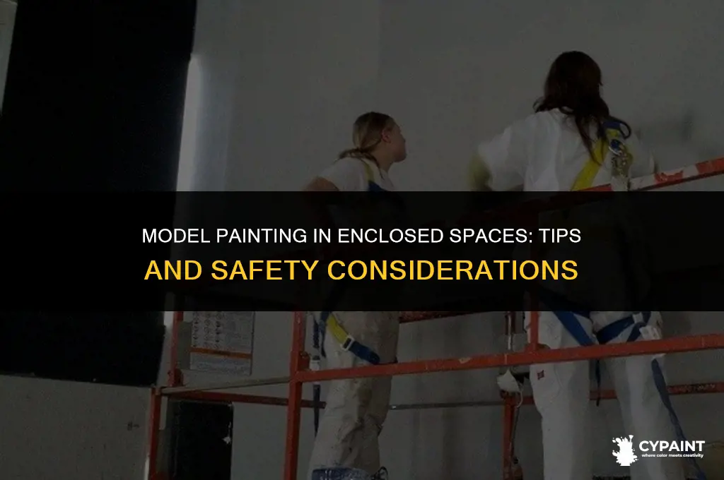 can i paint models in an enclosed room