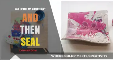 Painting and Sealing Air-Dry Clay: A Creative Guide