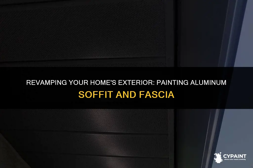 can i paint my aluminum soffit and fascia