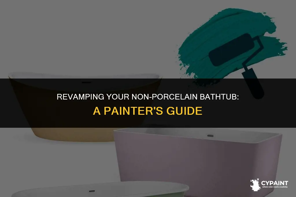 can i paint my bathtub that isnt porcelin