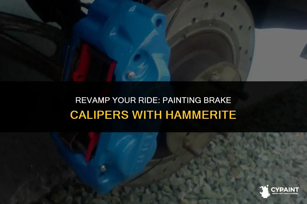 can i paint my brake calipers with hammerite