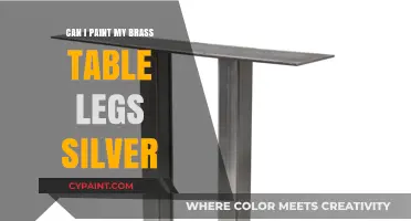 Revamping Your Brass Table Legs: A Silver Makeover Guide