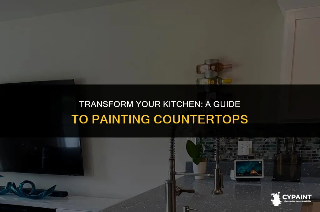 can i paint my countertops before and after