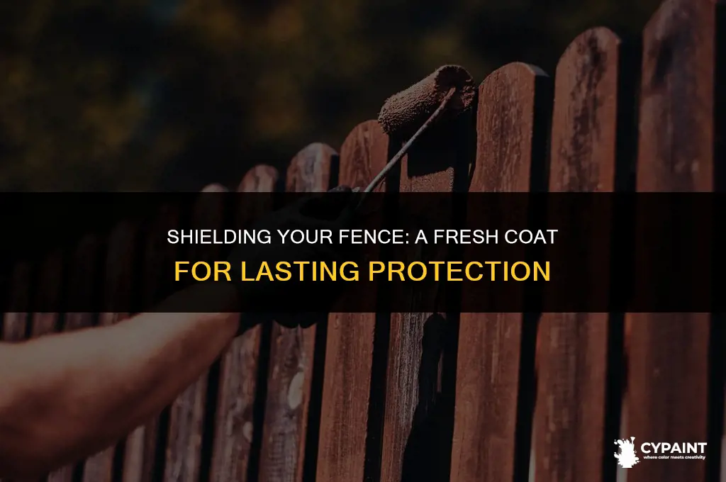 can i paint my fence to protect it
