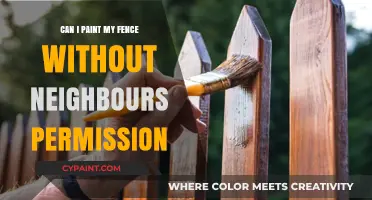 Fence Painting Etiquette: Do You Need Your Neighbor's Permission?