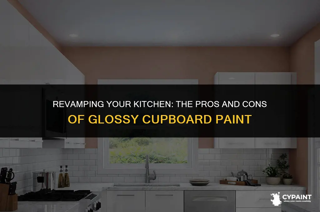 can i paint my kitchen cupboards with gloss