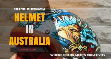 Customizing Your Ride: Painting Motorcycle Helmets in Australia