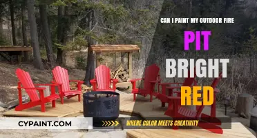 Painting Your Outdoor Fire Pit: Bright Red, Good Idea?