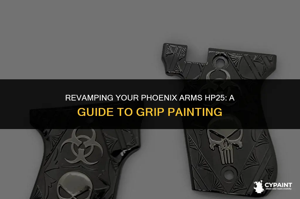 can i paint my phoenix arms hp25 grips